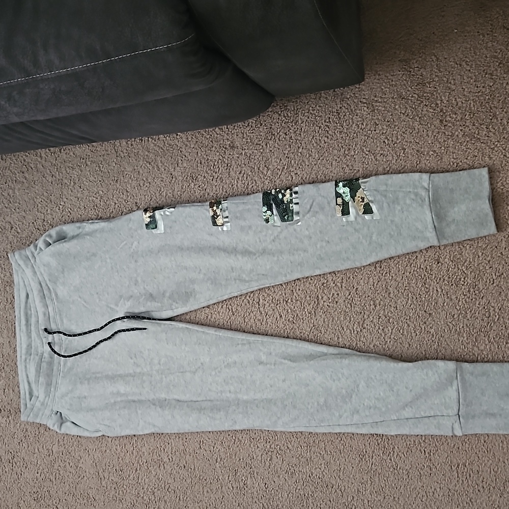 Pink Victoria Secret Skinny Joggers